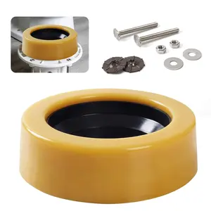 Extra Thick Toilet Wax Ring Kit with Flange & Bolts – Universal Toilet Ring Seal, Fits 3 & 4In Waste Lines for Floor Outlet Toilets – Leak Proof & Odor Resistant for New Install or Re-Seat Ciltlurk