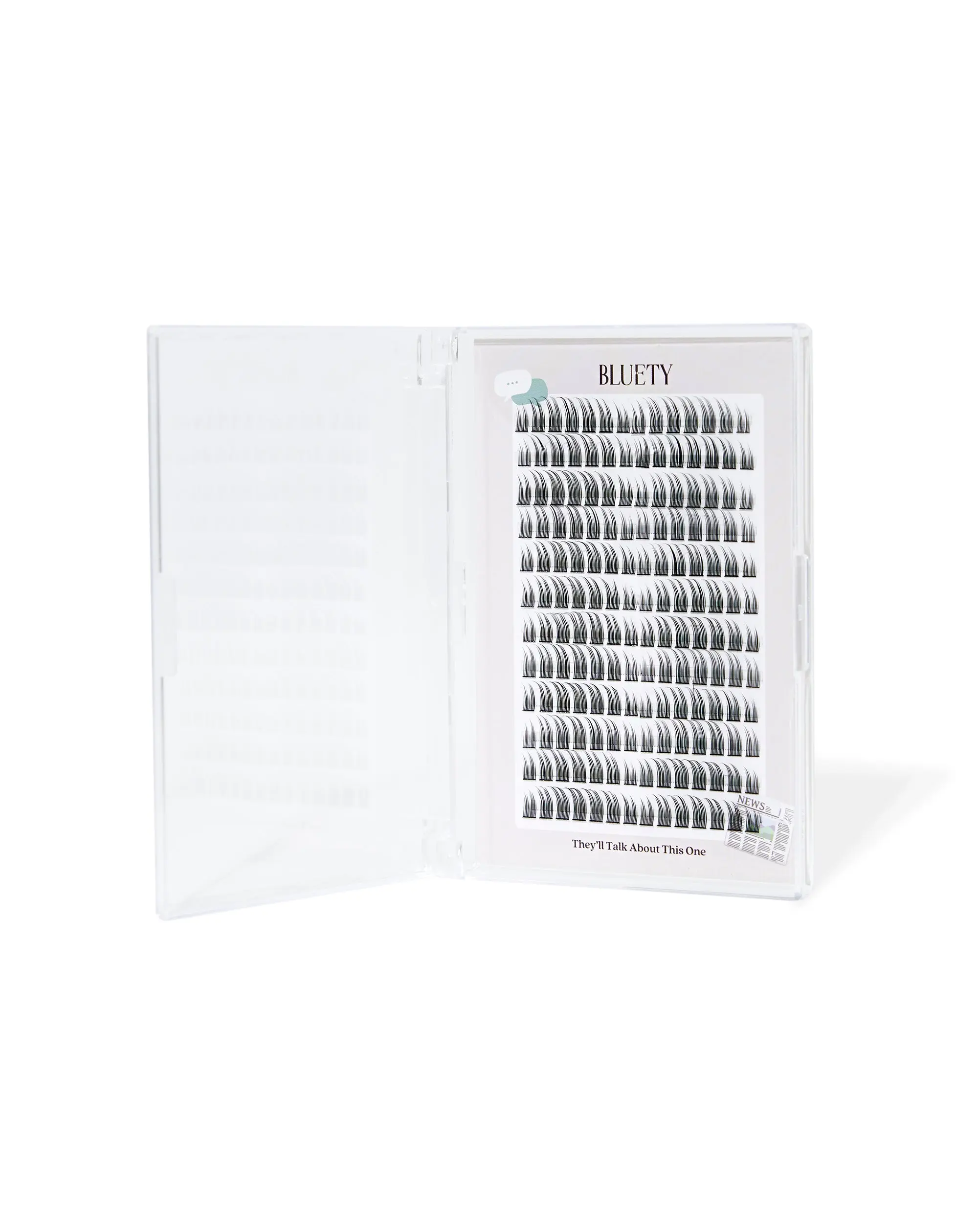 They'll Talk About This One | 13mm Accent Lash, Volume Lashes, Invisible Band, Vegan, Cruelty Free, Reusable