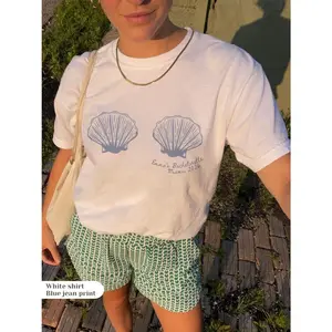 Custom Beach Bachelorette Shirt Mermaid Bride Outfit, Coastal Bach Party Tee3