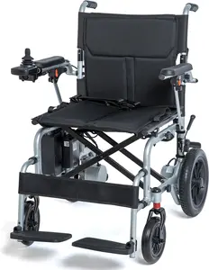 UJQNBM Electric Wheelchairs for Adults, 15 Miles Long Travel Range with Quick-Release Battery, Ultra-Lightweight 37 lb Folding Power Wheelchair, All-Terrain Motorized Wheelchair, Airline Approved