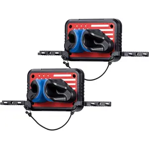 2Pack Vertical Wall Mount Ski Rack Fits Ski Snowboard Skateboard Up to 25lbs Space-Saving Winter Gear Storage Organizer for Home Garage