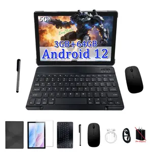 10.1" Adult Android Tablet with Octa-Core Processor: Dual Cameras , Protective Case, 2-in-1 for Business (Email/Video Calls) & Entertainment, Lightweight Portable with WiFi, Ideal for Remote Work & Travel, Great Gift for Colleagues & Boss (No Charger)