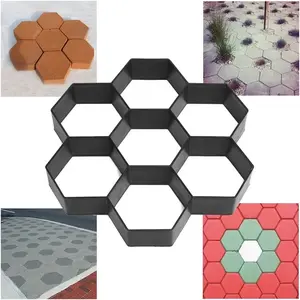 DIY Garden Concrete Mold for Walkway, Patio, Lawn & Paving Stones
