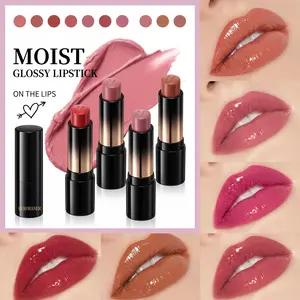 HERORANGE Low Saturation Multi-Use Lipstick & Blush Stick, Dewy Glossy Finish, Moisturizing Hydrating Long-Lasting Natural Mirror Lip Balm Gloss Lipgloss Makeup Cosmetic