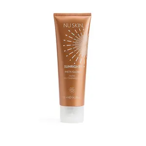Nu Skin Sunright Insta Glow - Streak-Free, Fast-Drying Self-Tanning Gel for Face & Body, Hydrating, Buildable Sunless Tan with Vitamin E & Avocado Oil