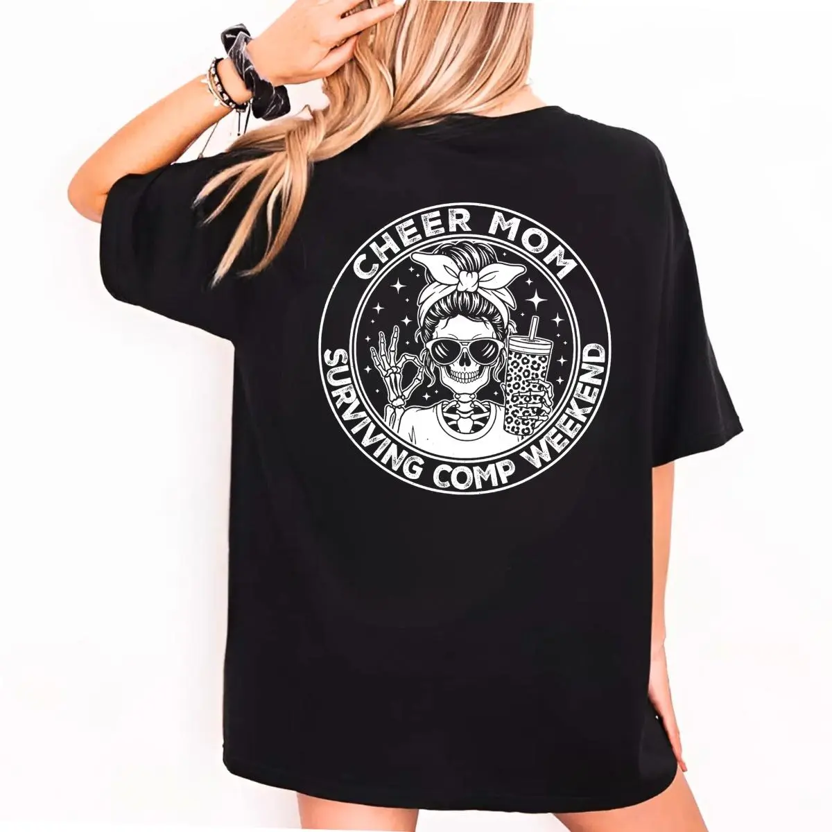 Cheer Mom Surviving Comp Weekend T-Shirt, Funny Cheerleading Mom Sweatshirt, Sports Mom Gift, Cheer Competition Weekend Outfit
