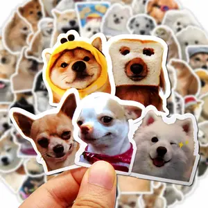 1/50/100pcs Funny D0g Stickers Cart00n Cute