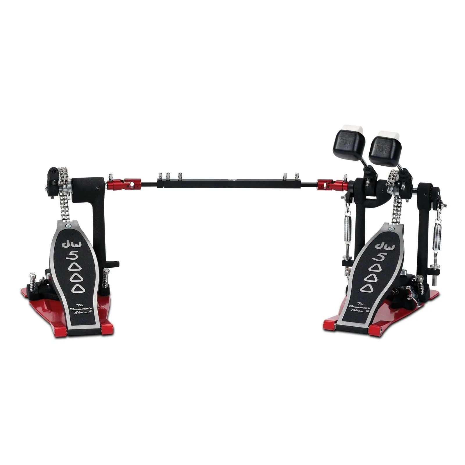 DW DWCP5002ADH 5000 Series Accelerator Heelless Double Bass Drum Pedal w/ Bag