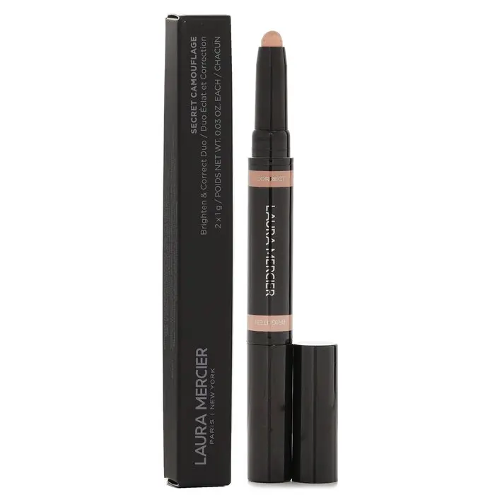 Laura Mercier Secret Camouflage Brighten & Correct Duo Cosmetic Concealer - #3C Medium With Cool Undertones, Brightening, Hydrating Makeup, Lotus, Smooth