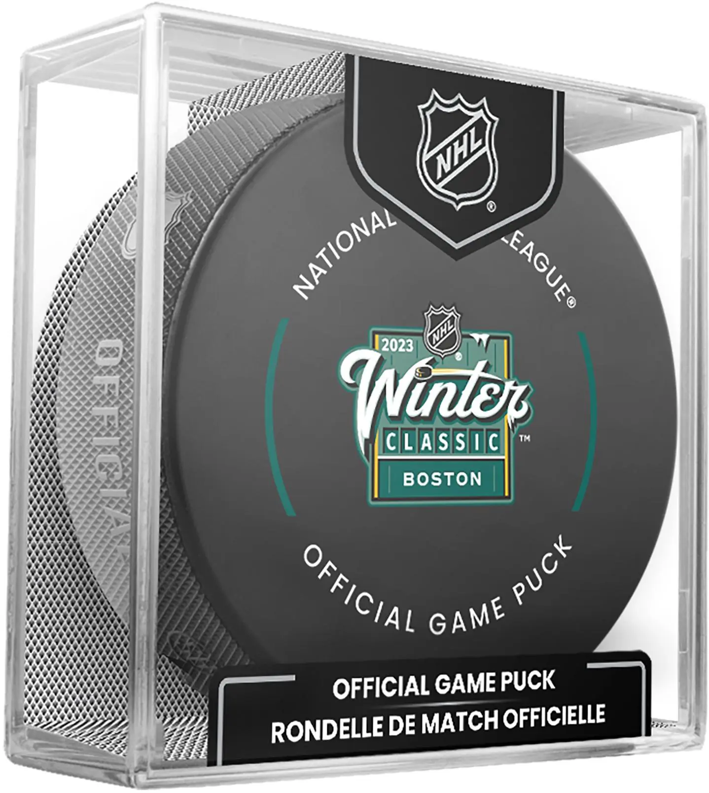 Bostin Bruins vs. Pittsburgh Penguins 2023 NHL Winter Classic Unsigned Official Game Puck