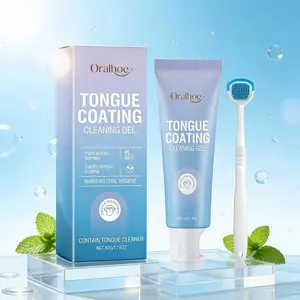 Tongue Cleaning Gel, Fresh Breath Oral Care, Daily Use Mouth Odor Removal, Hygienic Dental Cleansing Solution