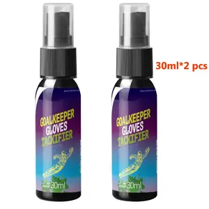 Football Goalkeeper Glove Enhancer Spray, 2 Boxes Anti-slip Football Grip Tackifier, Football Training Aid for Goalkeeper Gloves