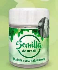 semilla de brasil natural 9 gr 1 pack (baja.talla)