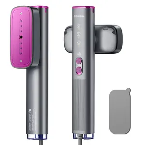 OGHom Steamer for Clothes, 110-240V Travel Steamer & Iron 2 in 1, 1000W Powerful Steam, Portable Handheld Garment Wrinkle Remover, 30s Fast Heat-Up with Dry & 2-Steam Control, for Global & Europe