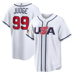 Unisex baseball Team USA Baseball 2026 World Baseball Classic Road Stadium Jersey (Full Logo)