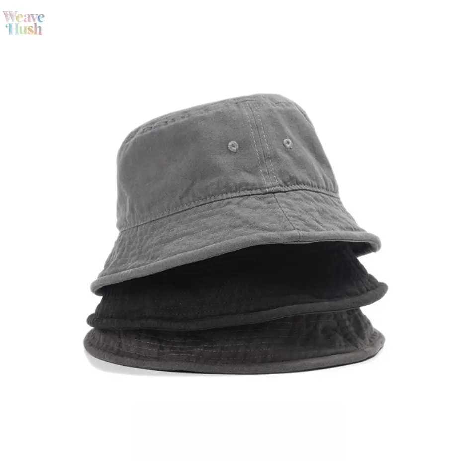 Men Washed Solid Color Bucket Hat, Retro Hip Hop Street Style Basin Hat, Casual All-match Soft Sun Hat For Daily Outdoor Trendy Wear