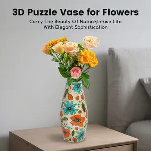 SLOOPYHLA DIY Light-Up Puzzle Vase  | Build Your Own Cozy Home Decor