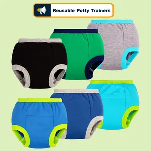 6-Pack Toddler Training Underwear – 100% Soft Cotton Pull-On Pants for Boys & Girls