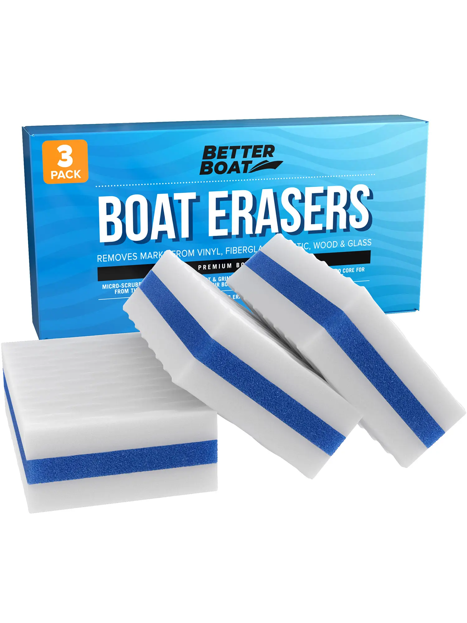 Better Boat Erasers Boating Accessories Gifts for Cleaning Boat Accessories or Magic Gift for Pontoon Fishing Jon Boats Vinyl Boat Cleaner Cleaning Eraser, Boat Stuff, Marine Boat Accessories