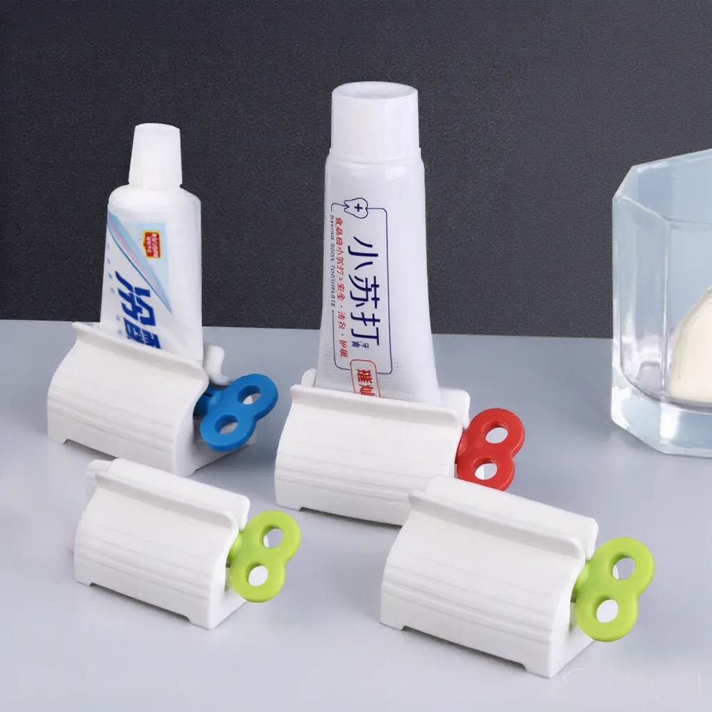 4 Toothpaste Squeezer For Easy Application