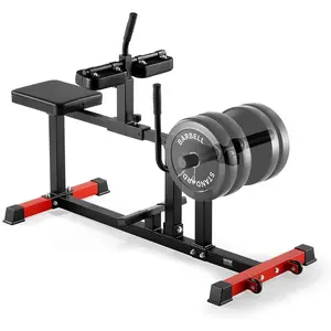 Father's Day Gift VEVOR Seated Calf Machine, 440 LBS Capacity Calf Raise Machine, Seated Calf Raise Leg Exercise Home Gym, Calf Workout Training Equipment, Lower Body Specialty Machine, Fit 1/2 inch Weight Plates