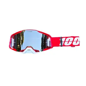 100 Percent Motocross Goggles Dirt Bike Off Road Riding Ski Goggles Windproof Dustproof UV Protection Helmet Racing Eyewear Gift for Riders Youth Baseball Sunglasses UV Protection cycling Glasses UV Protection Colorful Windproof Sunglasses lens aviator