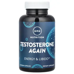 MRM Nutrition Testosterone Again, 60 Vegan Capsules