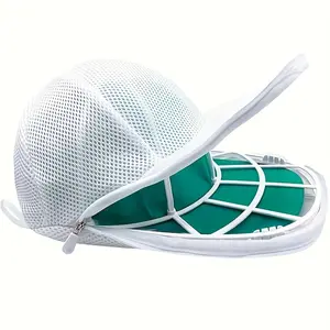 Washing Machine Baseball Cap Washer, Durable Honeycomb Mesh Hat Storage Bag, Prevents Dirt and Stains, Hat Cleaning Cage, Machine Washable Laundry Accessories, Laundry Bag, Wash Bags, Laundry Shoe Bag