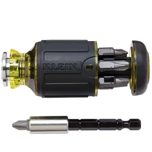 8-in-1 Multi-Bit Adjustable Length Stubby Screwdriver 8-in-1 Multi-Bit Adjustable Length Stubby Screwdriver