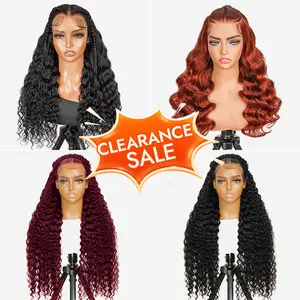 [Clearance Sale] Wiggins Hair #27 Honey Blonde Pre Braided Water Wave Wig 13x4 Lace Frontal Wig Human Hair Stylist Wig Ready To Go Glueless Pre Cut Lace Pre Plucked