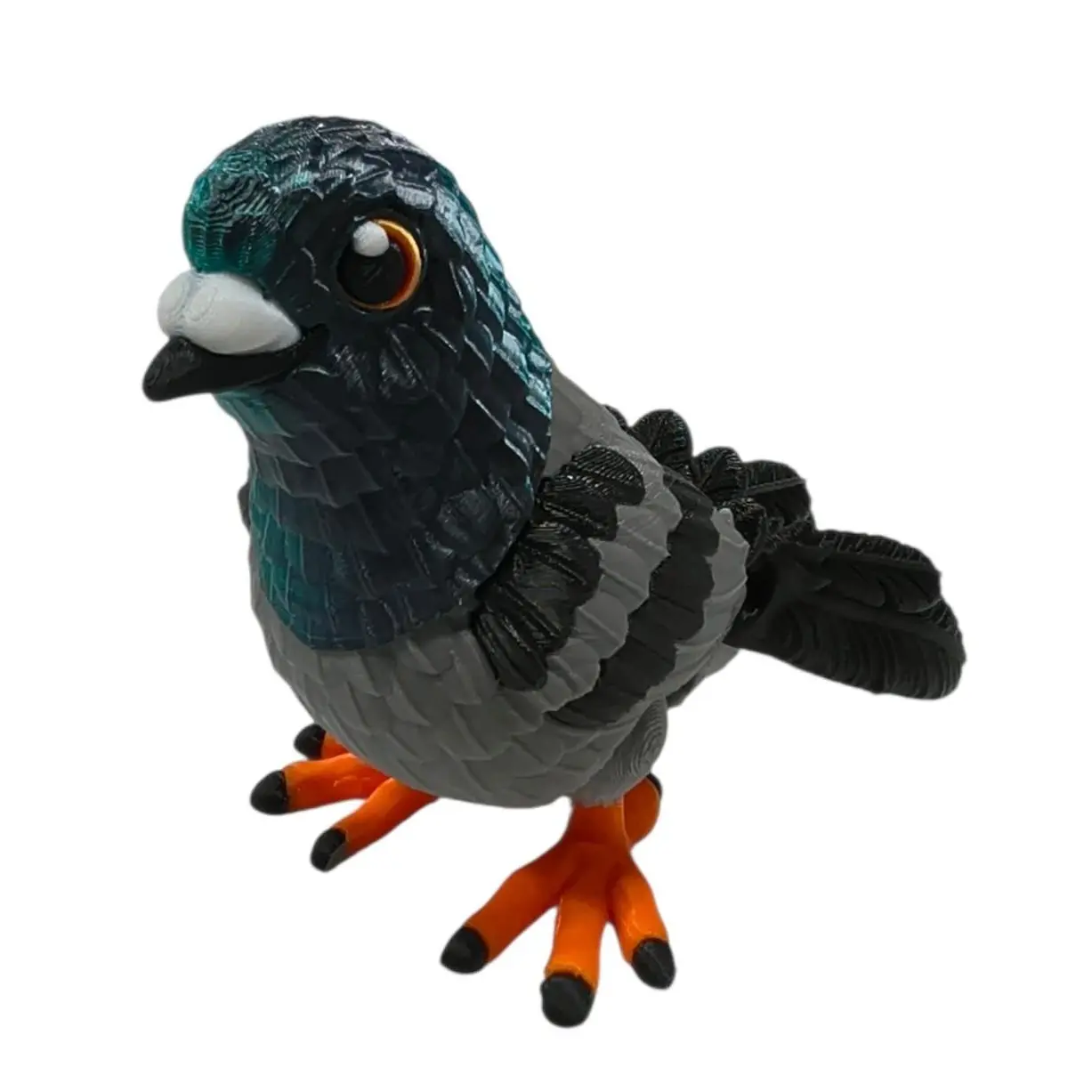 Pigeon Bird 3D Printed Articulating Figurine