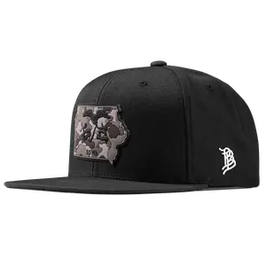 Iowa Camo Essential Flat Snapback