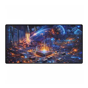 Custom Mouse Pad – Personalized Desk Pad/Mat Large Desk Pad for Keyboard & Mouse