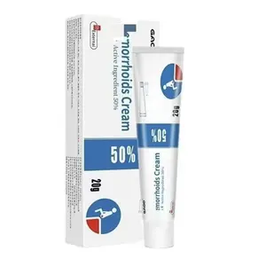 Professional Grade Hemorrhoid Cream 20g - 50% Active Ingredient for Gentle & Effective Symptomatic Relief