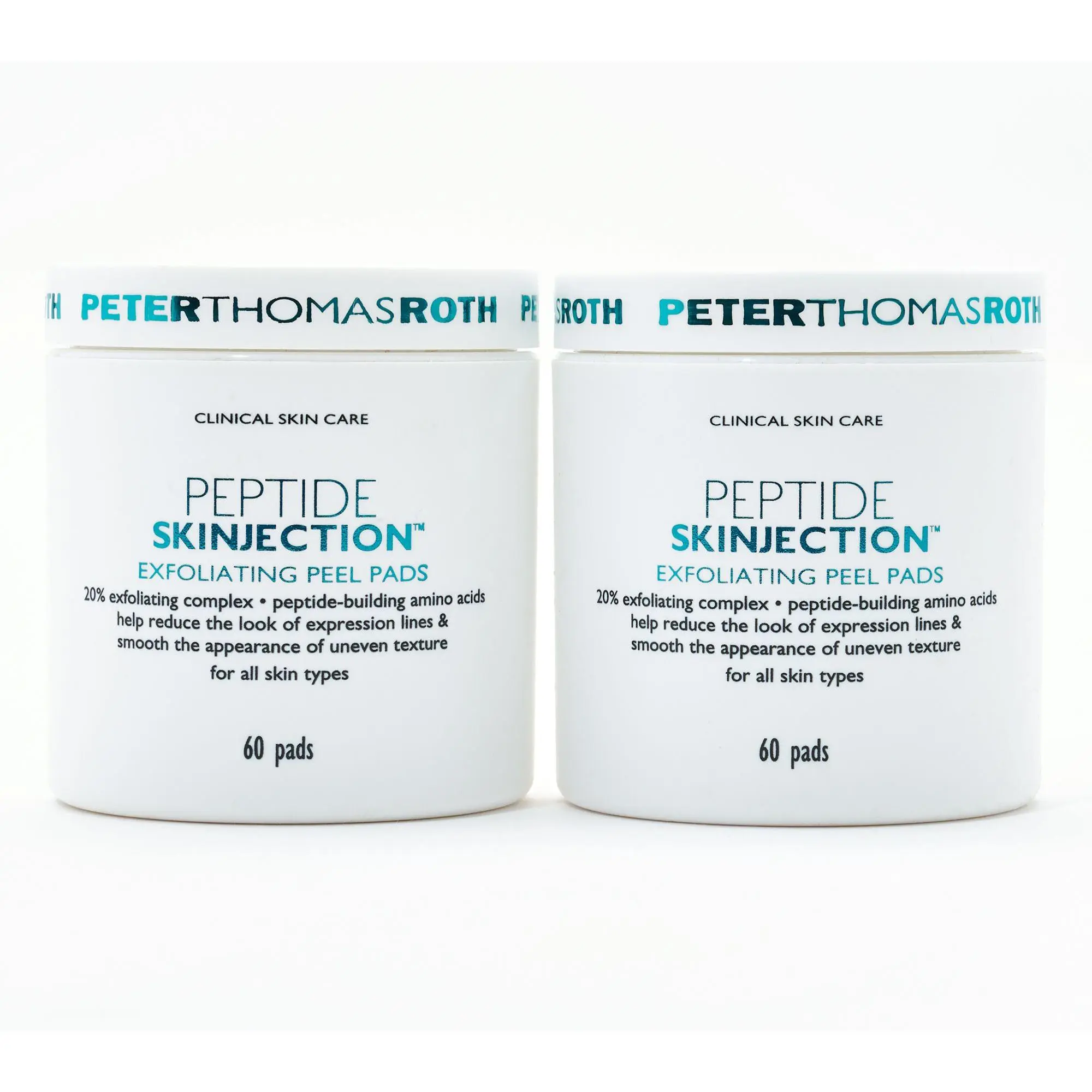 PeterThomasRoth Peptide Skinjection Peel Pads 60-Counts Duo