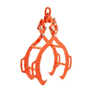fathersdaygift  VEVOR 32in Log Lifting Tongs, Efficient 4 - Claw Logging Tongs, Heavy Duty Steel Log Grapple, 3300LBS Lifting Capacity, Swivel Log Graper Timber, Log Dragging Tongs for Trucks, Tractors, ForkliftsVEVOR Super Brand Day