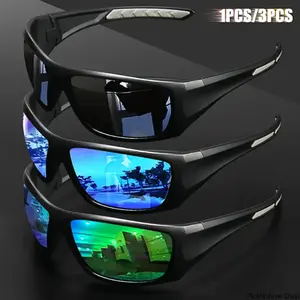 3pc Summer Unisex Polarized Sunglasses UV400 Protection Lightweight Outdoor Driving Cycling Eyewear
