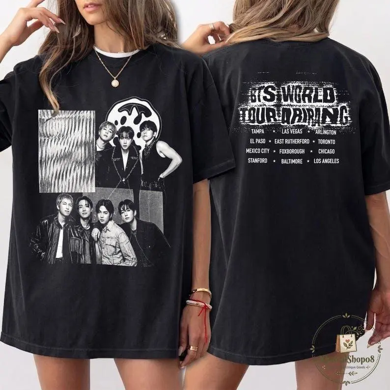 World Tour Arirang Shirt, Vintage Merch Shirt, Concert Shirt, Kpop Fan Gift, Bangtan Shirt