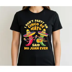 Funny Cinco de Drinko Fiesta Graphic Tee, Stylish and Fun, Comfortable All-Season Wear, Unisex, Ideal for Cinco de Mayo Parties and Holiday Gifting