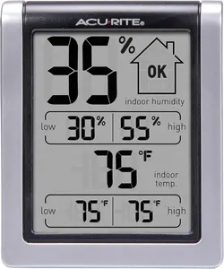 Acurite Wireless Digital Indoor Thermometer and Hygrometer Monitor for Indoor Temperature and Humidity Measurements (00613) Chaney Instruments