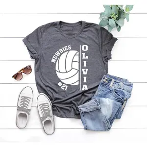 Personalized Volleyball Shirt, Custom Volleyball Shirts, Unisex Fit, Volleyball Mom Shirt, Team Spirit Shirt, Player Number and Name Shirt