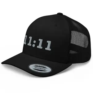 RIVEMUG 11:11 Trucker Hat Eleven Eleven Hat Spiritual Sincronicity Awaken Number