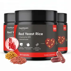CareHaven Red Yeast Rice with CoQ10 and Nattokinase, 3-in-1 Heart Health Supplement for Cardiovascular Support and Healthy Circulation, High Absorption Formula Wellness Natural Cholesterol Support DealsForYouDays