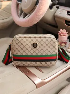 Soft Crossbody Bag, Pu Leather Crossbody 2026 New, Multi-Functional Shoulder Bag & Clutch, Unisex Small Backpack, Stripe Design, Large Capacity Casual Travel Work Bag, Streetwear Style, Perfect Gift for Men & Women
