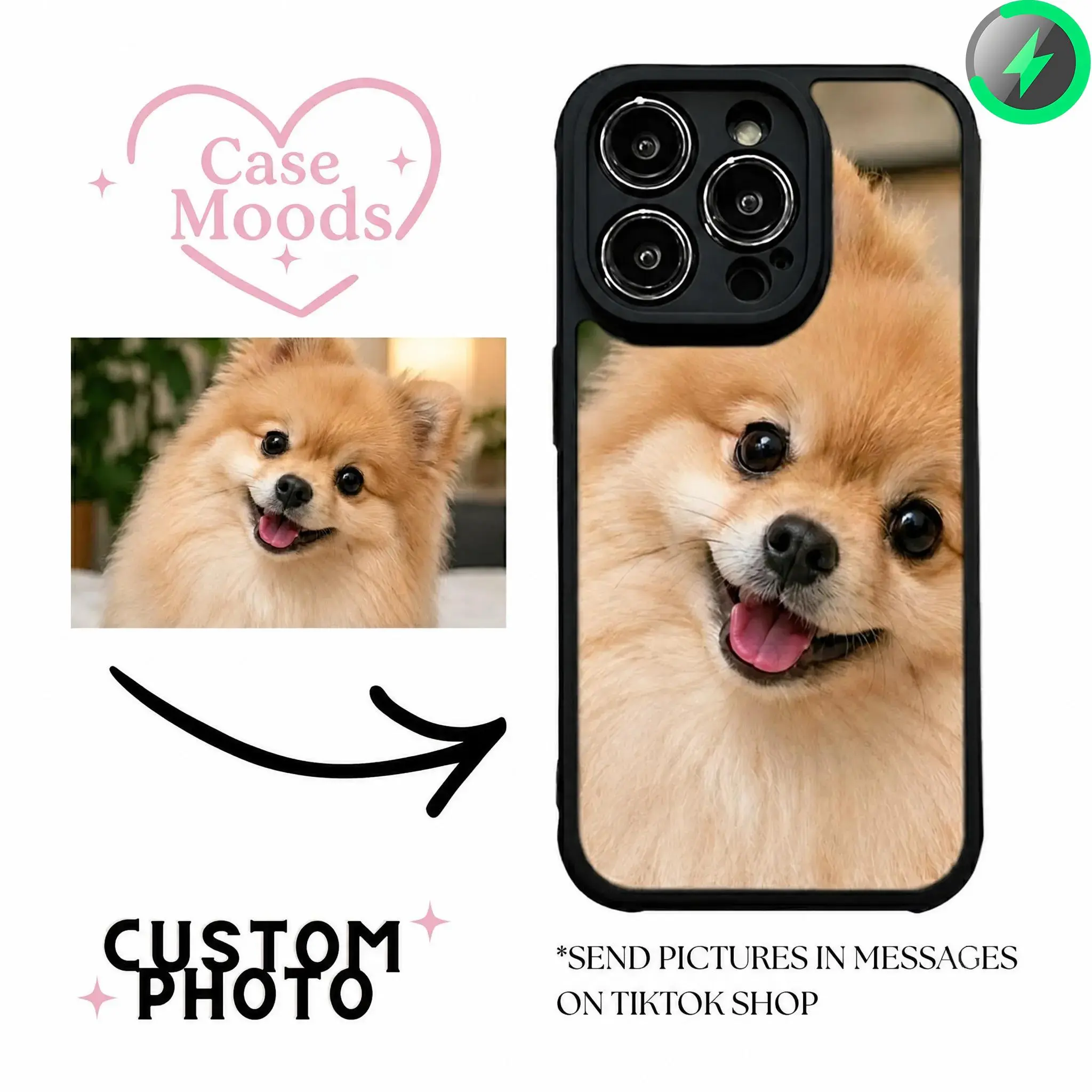 Custom phone case for iPhone 17 16 15 14 13 12 11series,Shockproof Magnetic Phone Case with Lens Protector,designer case