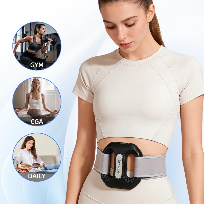 Wireless Full-Body Massage Ring – 8 Speed Settings for Neck and Shoulder Muscle Relaxation, Portable Deep-Tissue Percussion Massager, Suitable for Relaxing the Body and Mind, Ideal as a Fitness-Themed Christmas Gift for Men and Women