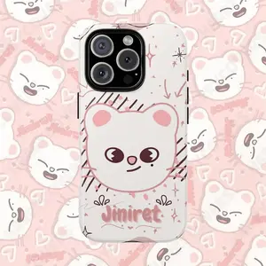 SK ZOO Happiest Jiniret Phone Case – SK Boys Group Kpop Merch, Cute Gift for Fans, Made in USA - IP 11, 12, 13, 14, 15, 16 All Model series