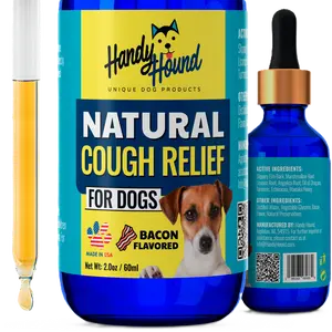 Handy Hound Natural Cough Relief for Dogs - Multi-Symptom Formula with Manuka Honey & Natural Extracts, Safe for Daily Use, 18 Months