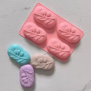 Olive Tree Shape Silicone Soap Mold, DIY Handmade Craft Mould for Bath Salts, Classic Design for Artisanal Soaps Making, Soap Making Supplies