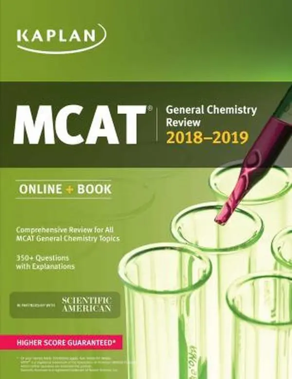 USED Book - MCAT General Chemistry Review 2018-2019: Online + Book (Kaplan Test Prep) by Kaplan Test Prep (Paperback) - english